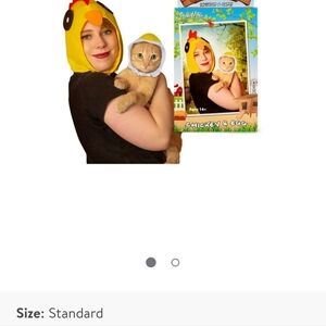 Chicken and egg pet owner hats